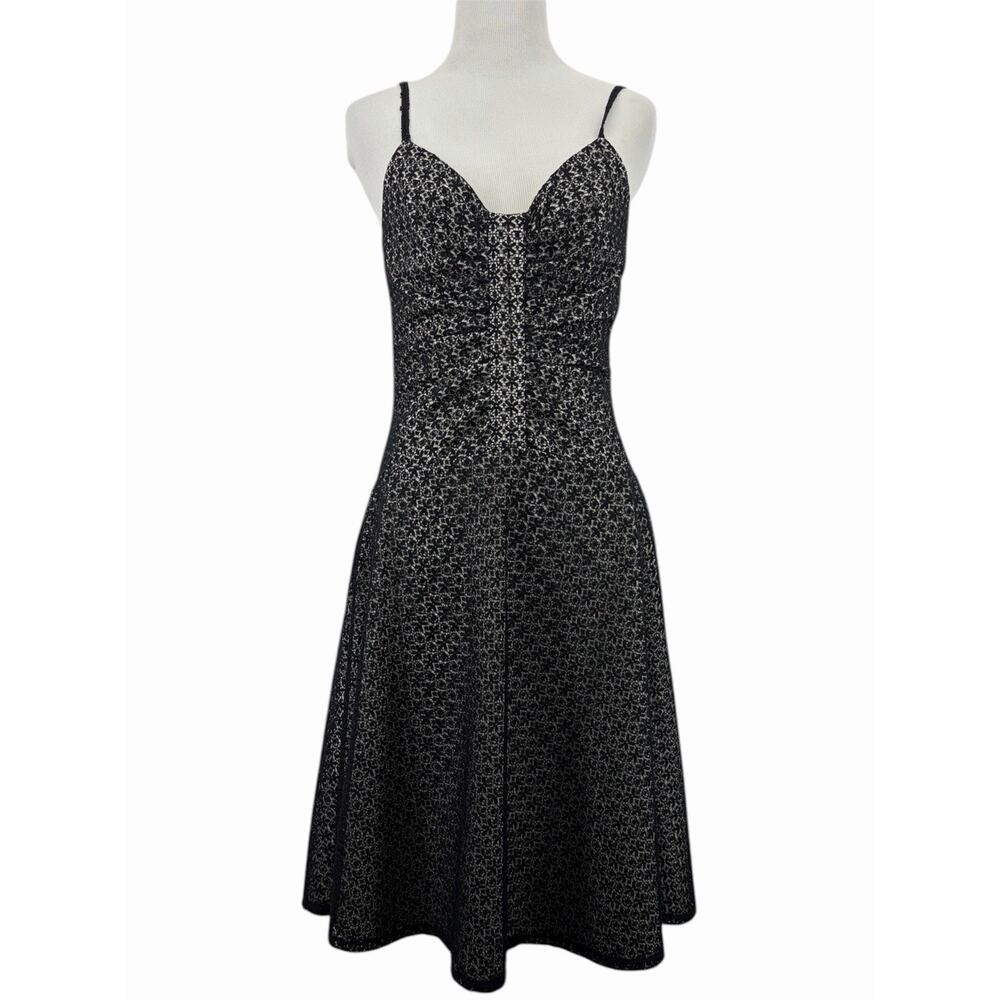 Vintage De Laru Size S Lace Dress Fairy Grunge Baby Doll‎ Black Floral Coquette